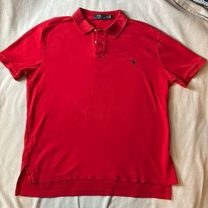 Polo Ralph Lauren polo shirt, red, Sz XL